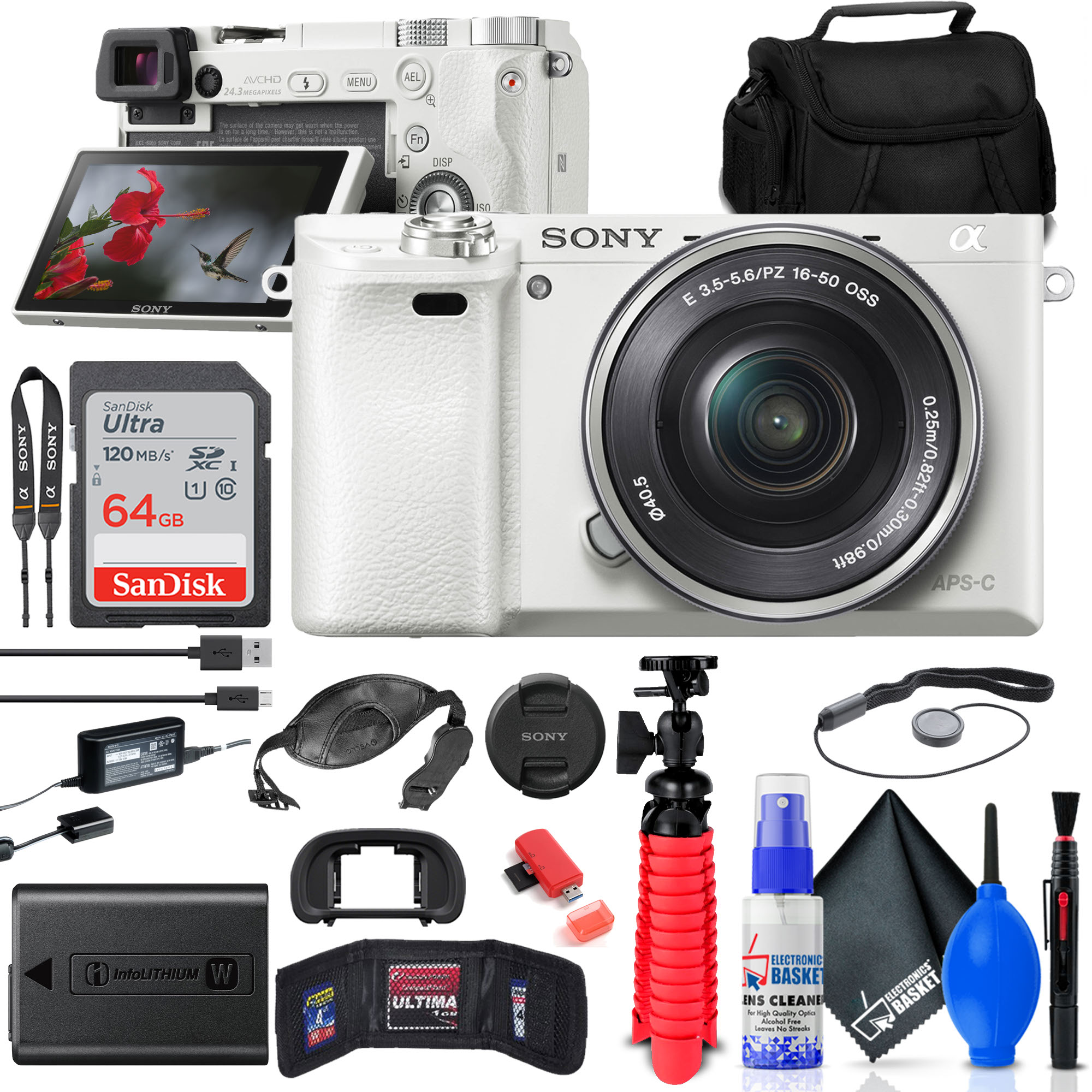 Sony a6000 Mirrorless Camera w/ 16-50mm Lens + 64GB Card + Tripod - Picture 17 of 24