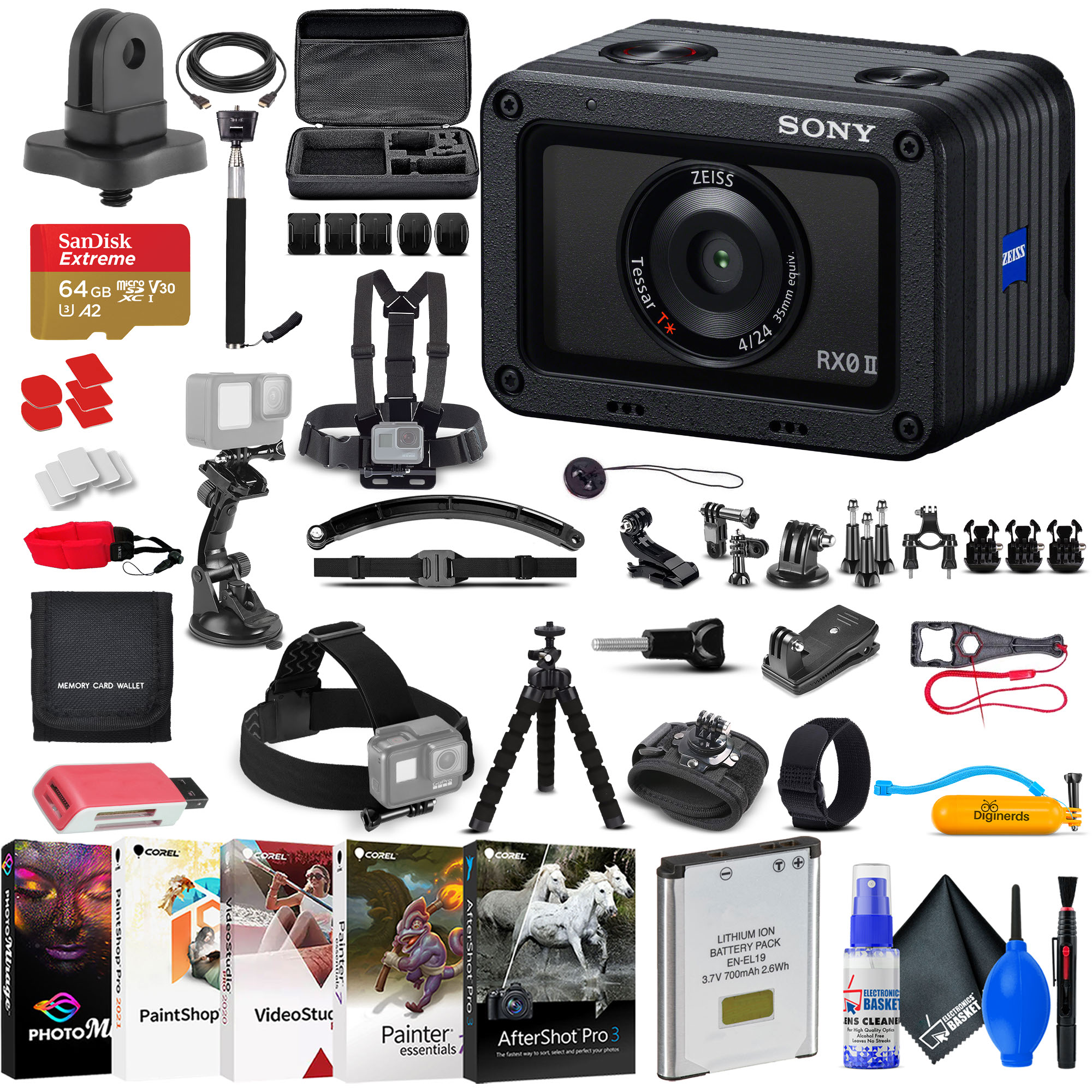 Sony Cyber-Shot DSC-RX0 II Digital Camera - Black for sale online