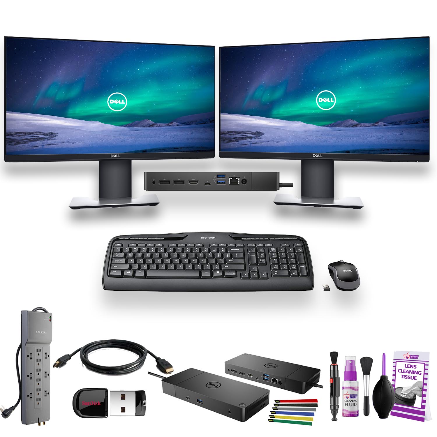 How to setup dell monitor and docking station about dock photos